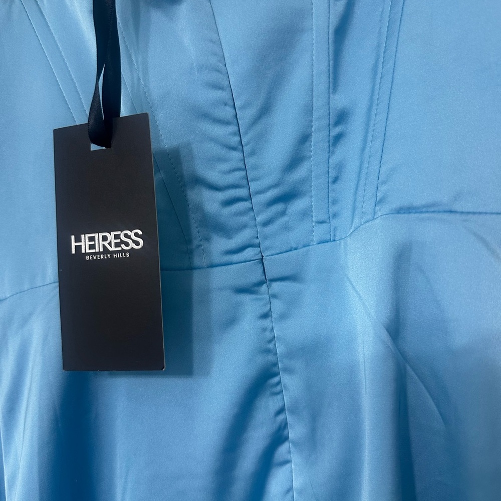 Heiress Beverly Hills Blue Mini Dress